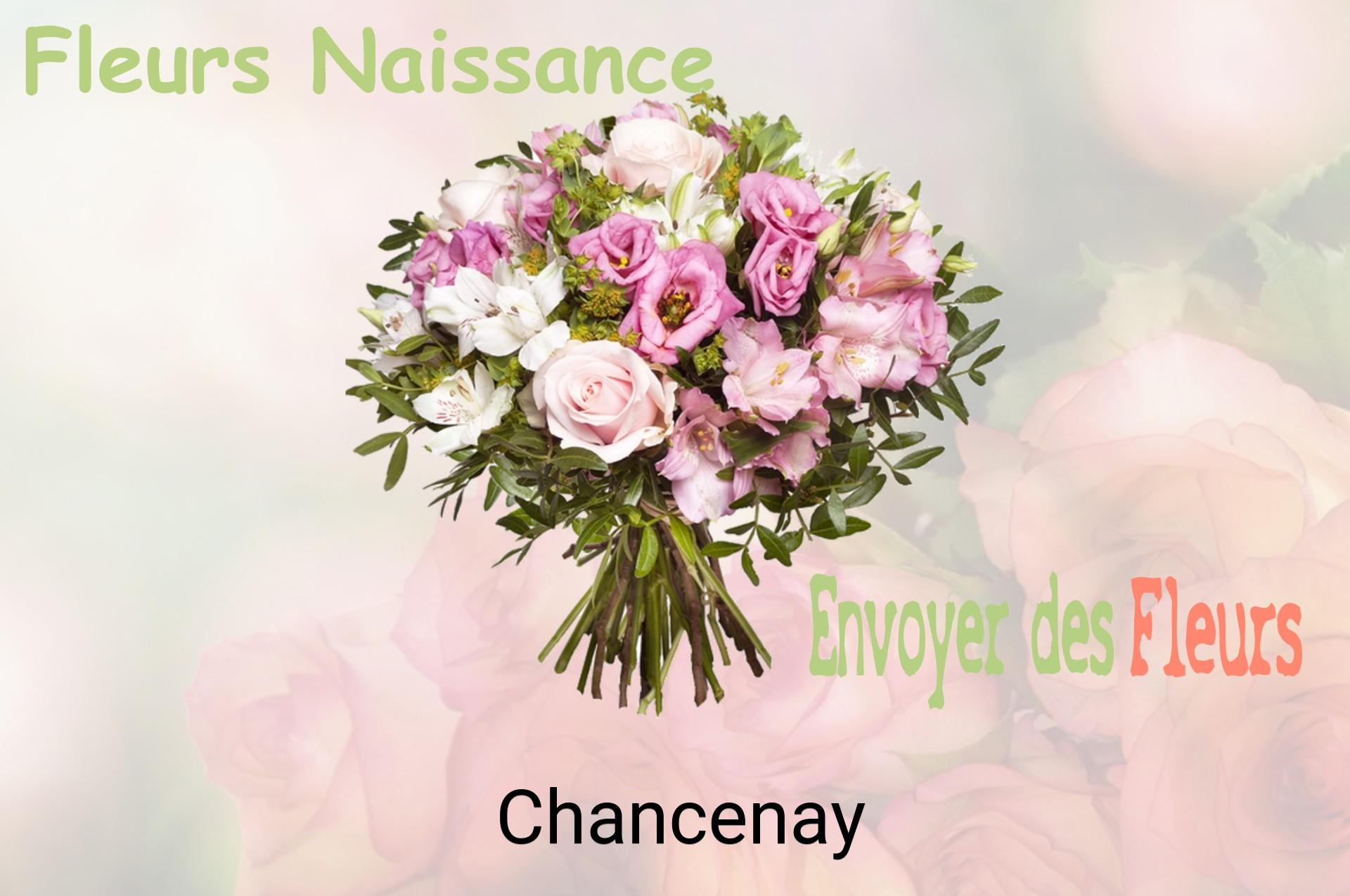 Bouquet de fleurs de naissance livré à Chancenay